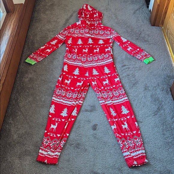 PatPat Holly Jolly Christmas Print Hooded Bodysuit SIZE XL - Picture 6 of 6